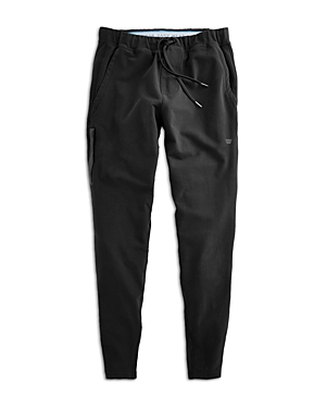 Shop Mack Weldon Ace Modern Fit French Terry Sweatpants In True Black