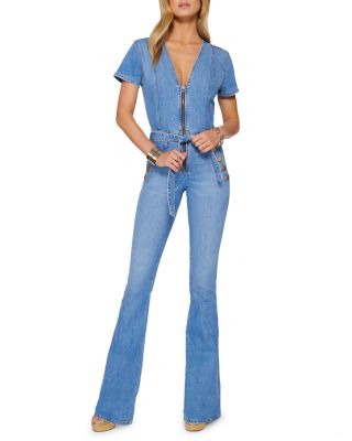 ramy brook denim jumpsuit