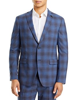 John Varvatos Star USA - Bleecker Slim Fit Plaid Suit Jacket