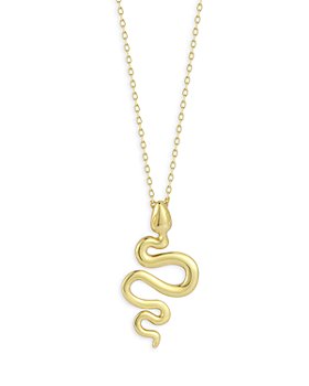 Bloomingdale's - 14K Yellow Gold Twisty Snake Pendant Necklace, 16" - 100% Exclusive