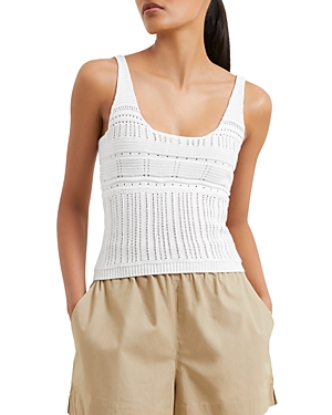 FRENCH CONNECTION FRENH CONNECTION NELLIS COTTON CROCHET TANK