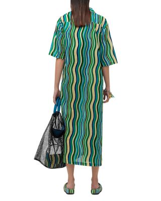 SIMON MILLER Santos Wavy Stripe Dress | Bloomingdale's Women