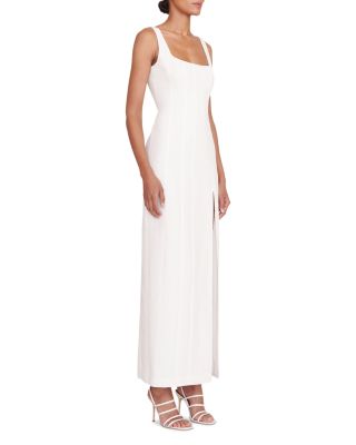 Portrait Sleeveless Seamed Gown