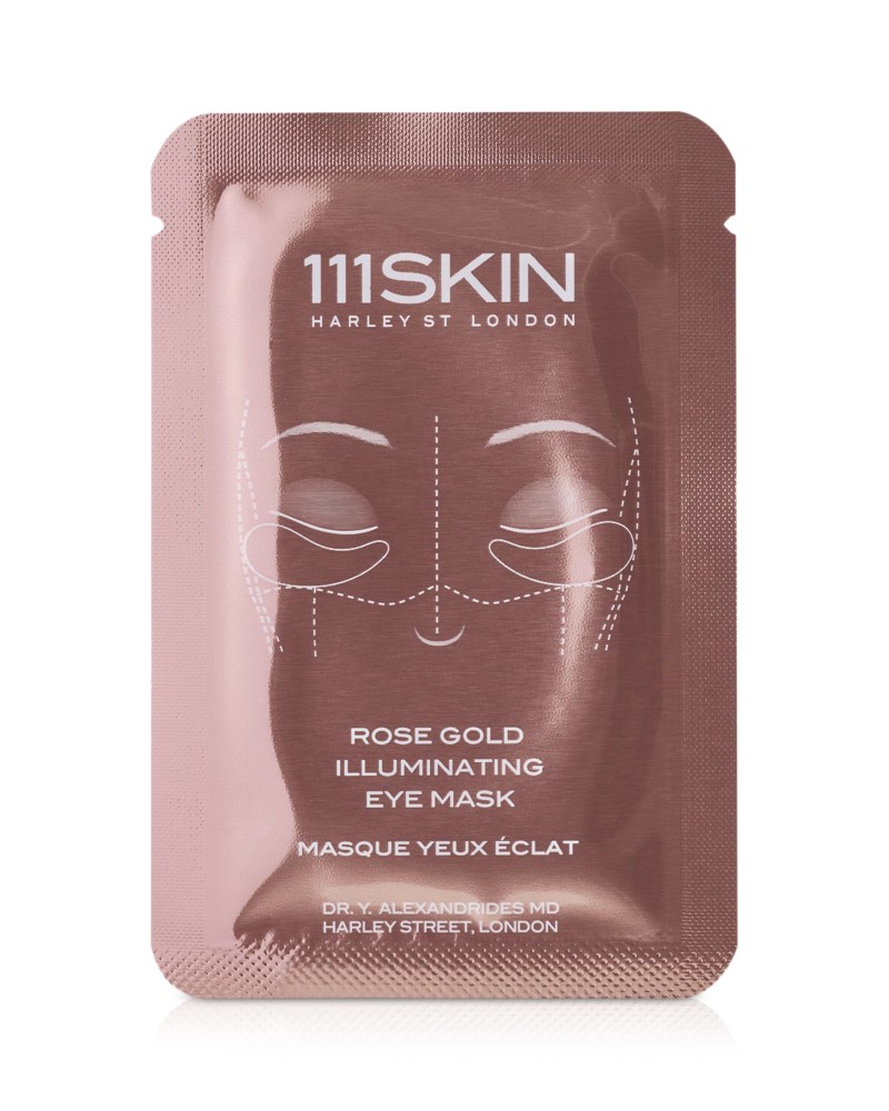 111skin Rose Gold Illuminating Eye Mask Box, 8 Piece