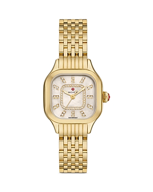Michele Meggie Diamond Watch, 29mm In White/gold