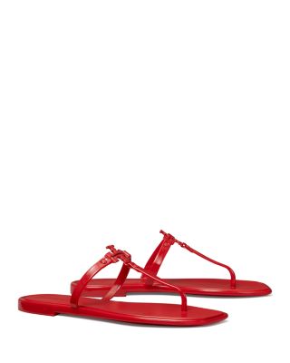 Tory burch shop red jelly sandals