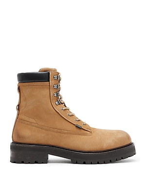 Allsaints Bobcat Lace-up Combat Boot In Camel