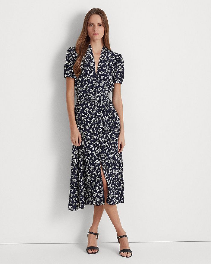 Ralph Lauren Floral Midi Dress | Bloomingdale's
