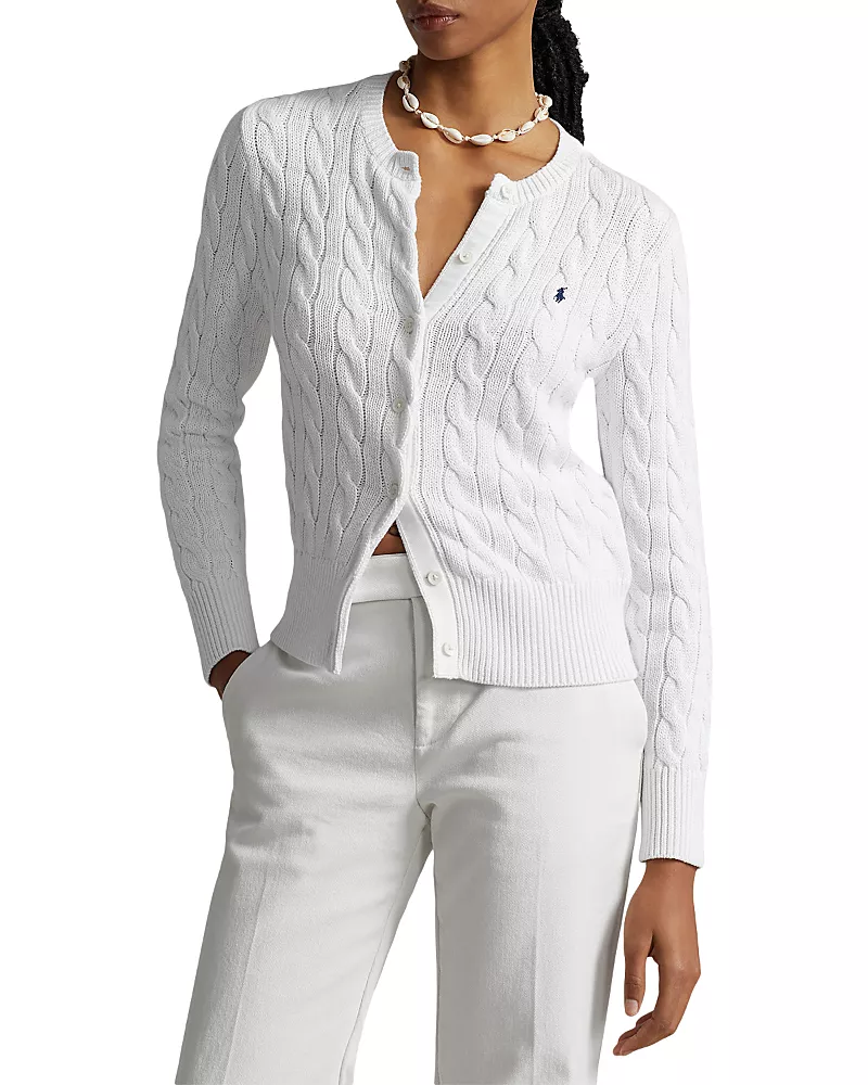 Polo Ralph Lauren Cotton Cable Knit Cardigan