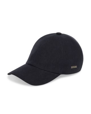 Zegna - Dark Blue Linen Baseball Cap