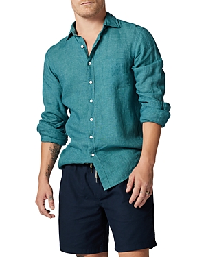 Rodd & Gunn Coromandel Linen Shirt In Savannah