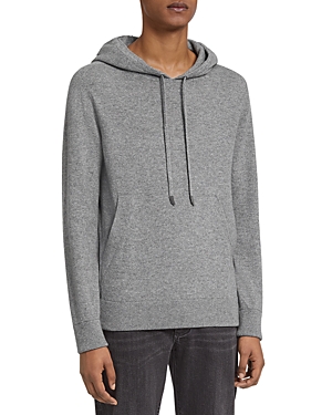 Zegna Oasi Cashmere Pullover Hoodie In Light Gray