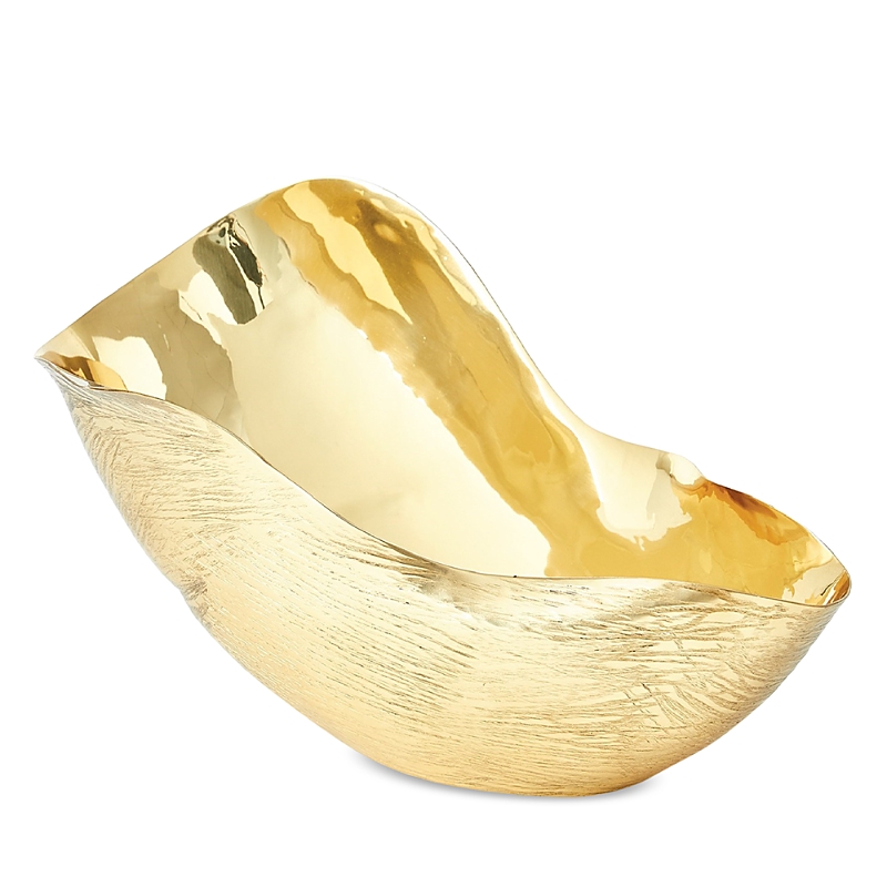 Global Views Brass Free Form Bowl, Large