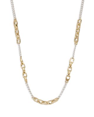 Signature Mixed Chain Lobster Clasp Necklace 