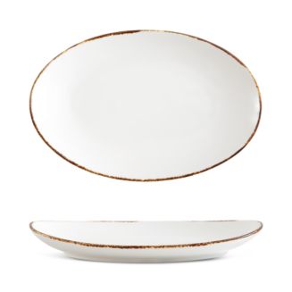 Fortessa Salt Oval Coupe Platter, 12.5" | Bloomingdale's Home