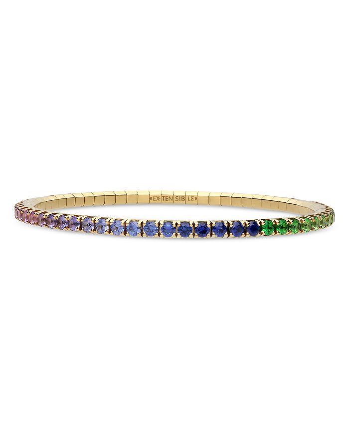 Bracelet Vintage Extensible Large Maillon Gravé Cristaux - Couleur 2 Ors - Modèle F38