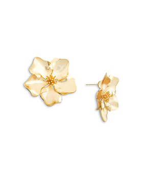 Shashi - Iys Statement Stud Earrings in 14K Gold Plated