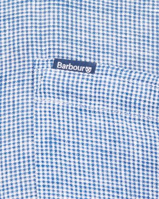Linton Long Sleeve Micro Check Pattern Shirt