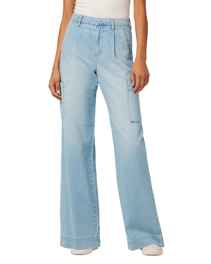 uærlig Bermad passage Joe's Jeans The Petra High Rise Pleated Wide Leg Cargo Jeans in Blossom |  Bloomingdale's