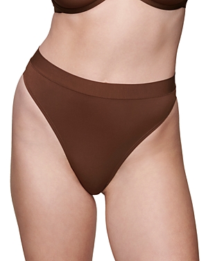 Cuup The Highwaist Thong Modal In Espresso