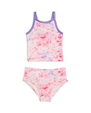 Sovereign Code Girls' Boom Two Piece Swimsuit - Baby In Tie-dye Bandana/pink