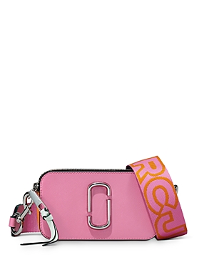 Marc Jacobs The Colorblock Snapshot In Candy Pink Multi/gold