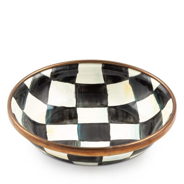 Courtly Check Enamel Dipping Bowl