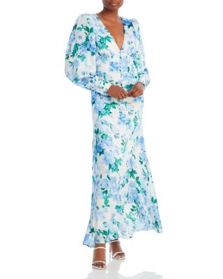 Line & Dot Lisette Long Sleeve Maxi Dress