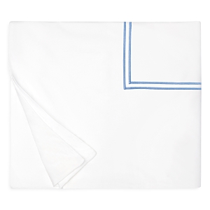 Sferra Grande Hotel Duvet Cover, Twin In White/ocean