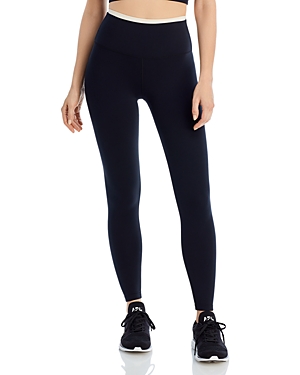 Splits59 Amber High Waist 7/8 Leggings In Black/cream