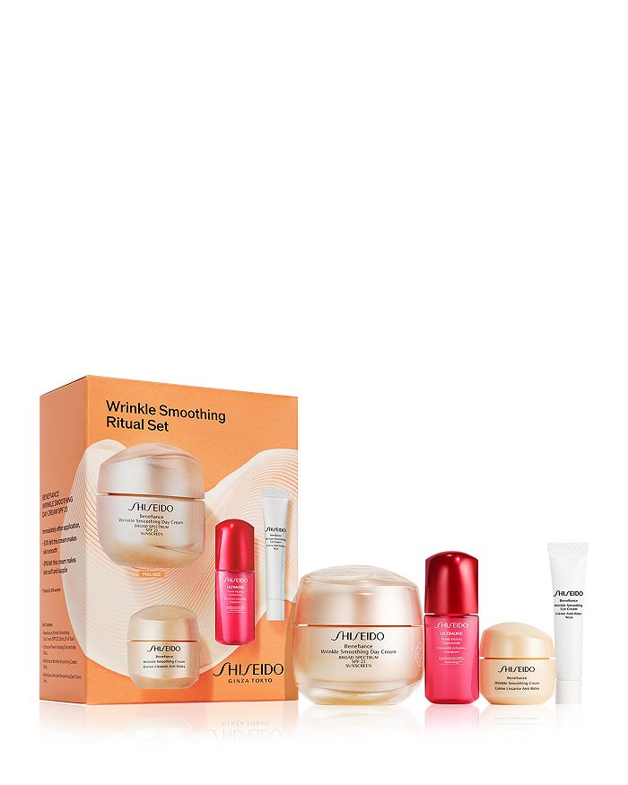 Herske perler ros Shiseido Wrinkle Smoothing Ritual Set ($144 value) | Bloomingdale's