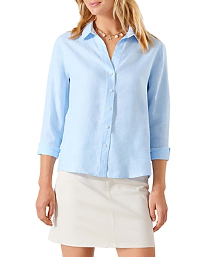 Tommy Bahama Coastalina Button-up Shirt In Linen Sky