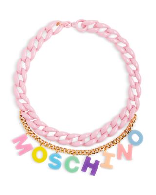Moschino Women's Bijoux Small Chain Link Logo Belt