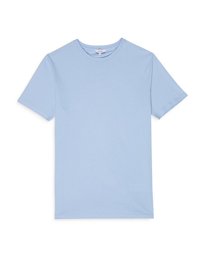 Reiss Bless Crewneck Tee In Soft Blue