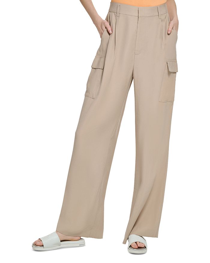 DKNY Women's Formal Stretchy Zipper Pant