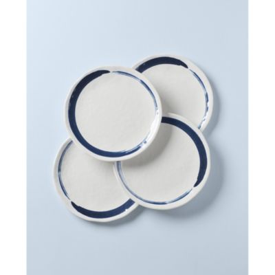 Blue Bay Melamine Dinner Plates, Set of 4