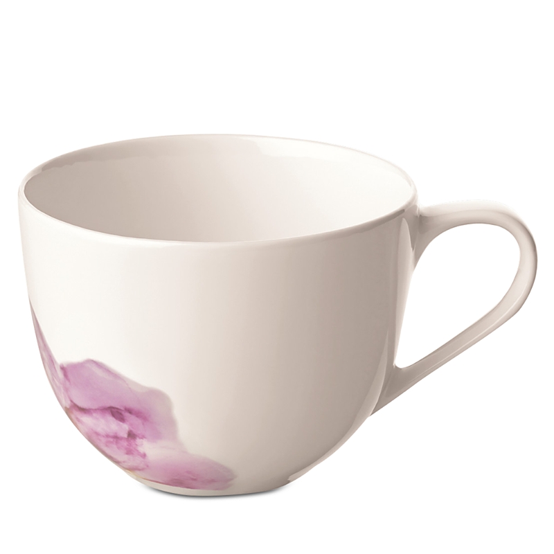 Villeroy & Boch Rose Garden Coffee Cup In White/rose