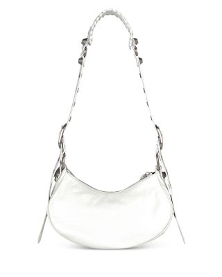  Le Cagole Xs Shoulder Bag Metallized with Leopard Print