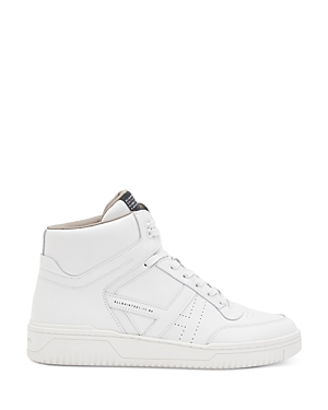 Allsaints Men's Pro Lace Up High Top Sneakers In White