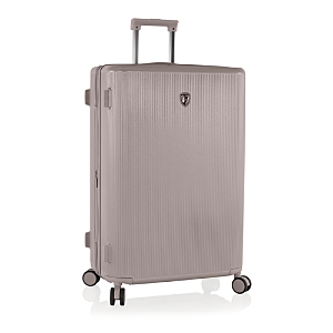 Heys Earth Tones Large Upright Expandable Spinner Suitcase In Atmosphere