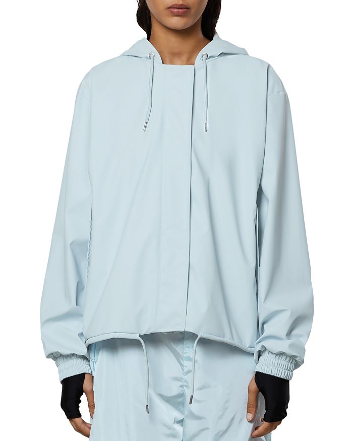 Drawstring rain jacket cheap