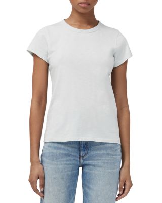 Rag & Bone The Essential Rib Short Sleeve Crew Tee White