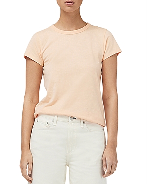 Rag & Bone The Slub Organic Pima Cotton T-shirt In Melon