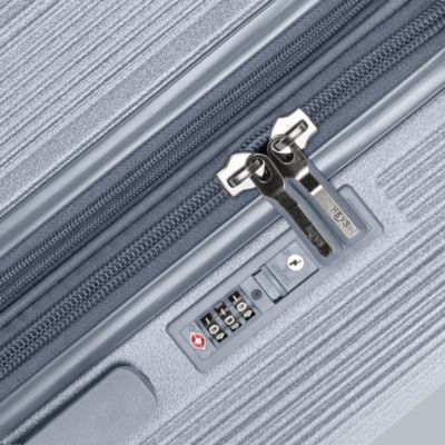 Earth Tones Large Upright Expandable Spinner Suitcase