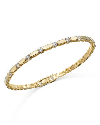 Bloomingdale's Fine Collection Diamond Station Bracelet in 14K Yellow Gold, 1.00 ct. t. w. - Exclusive