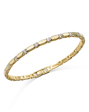 Bloomingdale's Diamond Station Bracelet In 14k Yellow Gold, 1.00 Ct. T.w. - 100% Exclusive