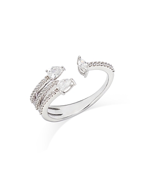 Bloomingdale's Diamond Pear & Marquis Cuff Ring in 14K White Gold, 0.50 ct. t.w. - 100% Exclusive