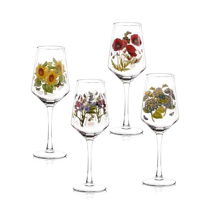Portmeirion Portmeiron Botanic Garden Wine Glasses, Set of 4 Bloomingdale's