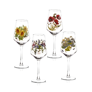 Portmeiron Botanic Garden Wine Glasses, Set of 4