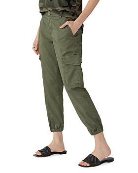 Sueded Twill Deep Green Cargo Pants
